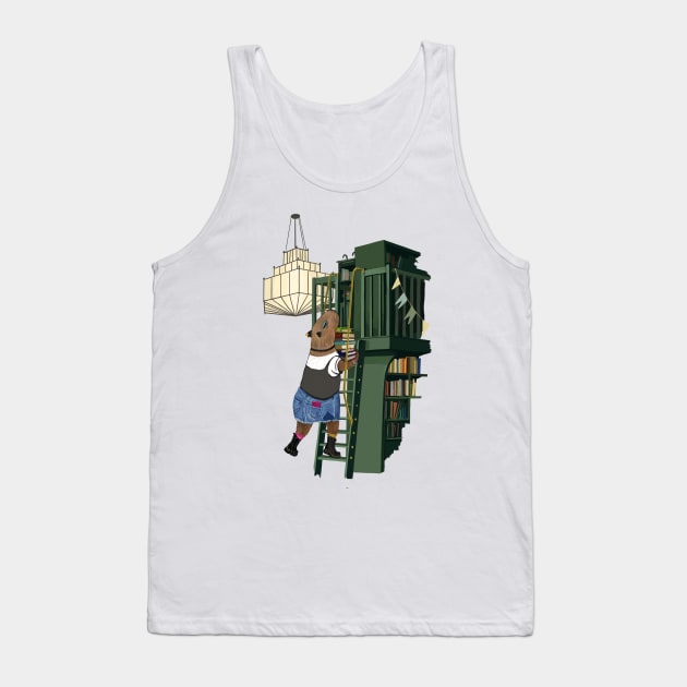 Capybara bookstore Tank Top by argiropulo